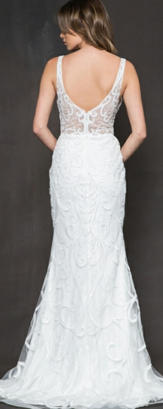 New formal wedding prom party dress - Picture 5 of 8